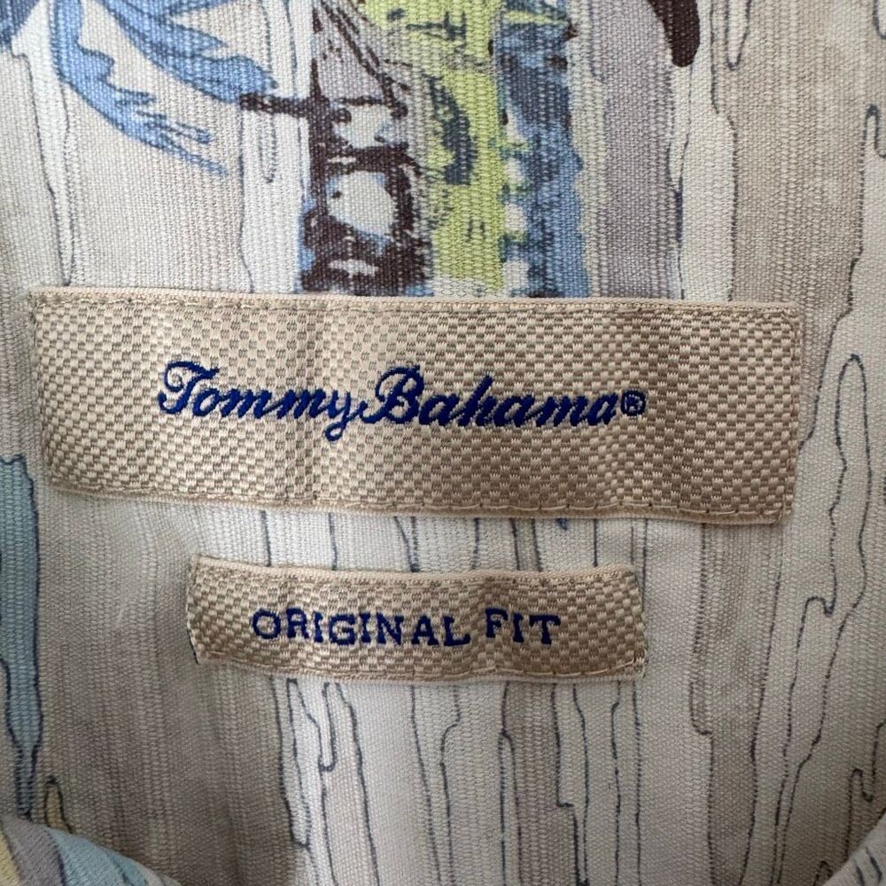 Tommy Bahama 100% Silk Tropical Hawaiian Surf Shirt Size XL - Picture 6 of 6